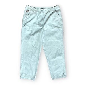 LL Bean Blue Outdoor Pants Straight Leg Women’s Plus Size 16 Gorpcore Hiking